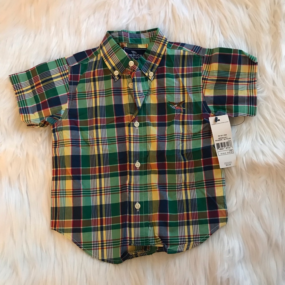 American Living short sleeve shirt 18-24 months